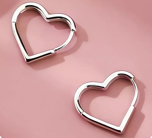 Ohrringe herz damen edelstahl - damen,