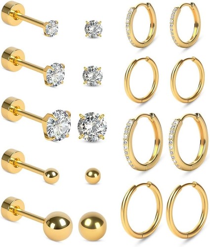 Paar ohrringe gold und - paar,