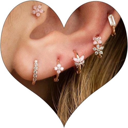 Ohrringe set 14k vergoldet - ohrringe,
