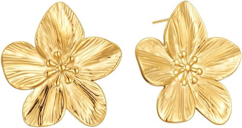 Ohrringe 18k blumen ohrstecker - 18k,