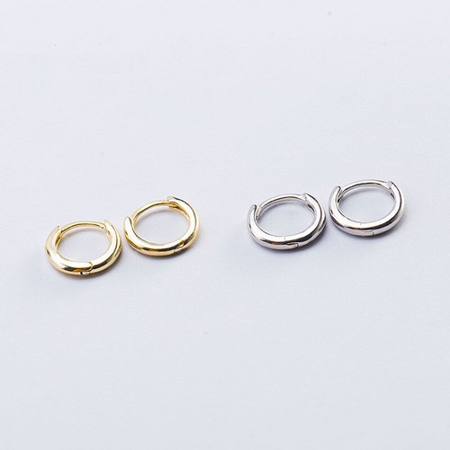 Kleine creolen rund sterling - rund,