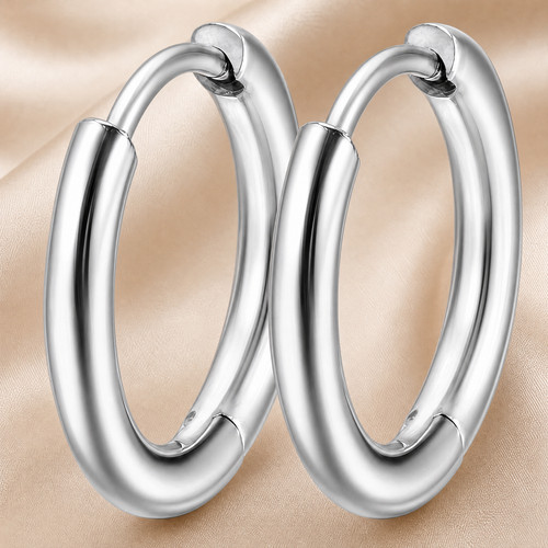 Creolen edelstahl damen herren - creolen,