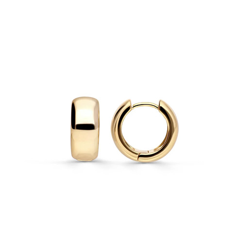 Breite creolen damen 18k - breite,
